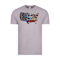 Vintage Zinc usa american flag background Vintage Tee - Jasminsmagicworld