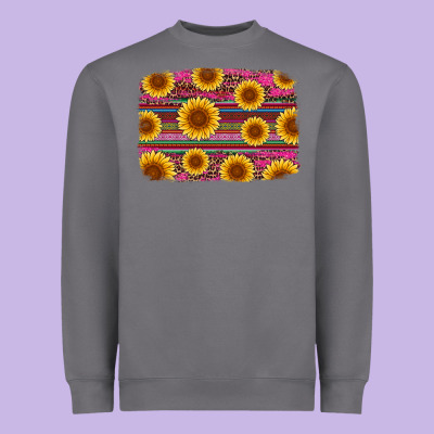Cinco De Mayo Sunflower Background Heavyweight Sweatshirt Designed By Artiststas
