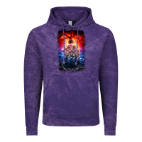 Cloud Purple Things Eleven Days Stranger Vintage Hoodie - maiPhamDesign