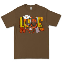 Cacao Thanksgiving love Nurse Premium Tee - NancyCooperArtShop