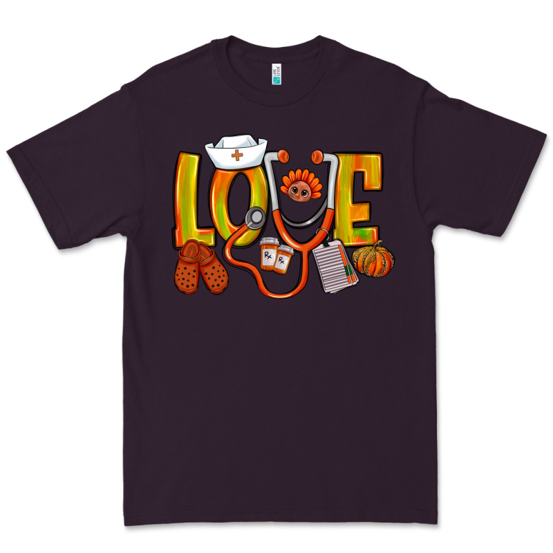 Thanksgiving Love Nurse Premium Tee by NancyCooperArtShop | Teevron
