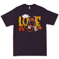 Plum Thanksgiving love Nurse Premium Tee - NancyCooperArtShop