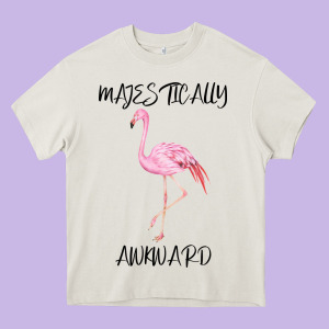 Majestically Awkward Heavy Core Tee Designed By Bettercallsaul