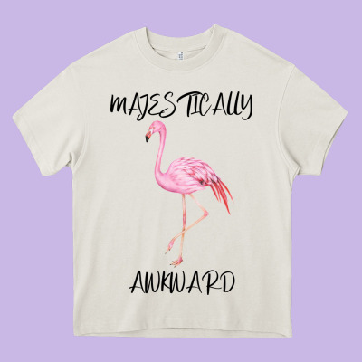 Majestically Awkward Heavy Core Tee Designed By Bettercallsaul