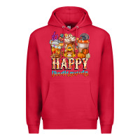 Cardinal happy thanksgiving Premium Hoodie - CowhideDigitalArt