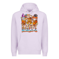 Lilac happy thanksgiving Premium Hoodie - CowhideDigitalArt