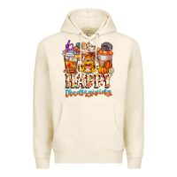 Tofu happy thanksgiving Premium Hoodie - CowhideDigitalArt