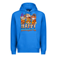 True Royal happy thanksgiving Premium Hoodie - CowhideDigitalArt