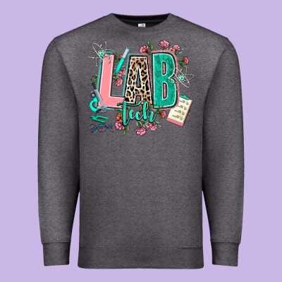 Lab Tech Premium Sweatshirt Designed By Adodesignshop