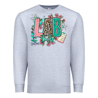 Heather Grey lab tech Premium Sweatshirt - AdoDesignShop