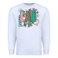 White lab tech Premium Sweatshirt - AdoDesignShop
