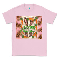 Bubblegum Pink easter bunny with carrots Classic Tee - TumblerDesignByShophia