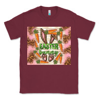 Burgundy easter bunny with carrots Classic Tee - TumblerDesignByShophia