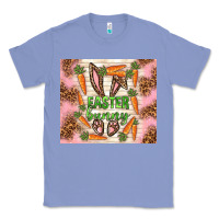 Colony Blue easter bunny with carrots Classic Tee - TumblerDesignByShophia