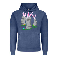 Vintage Denim easter island moai figures  cute travelers funny gift Vintage Hoodie - maiPhamDesign