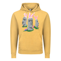 Vintage Mustard easter island moai figures  cute travelers funny gift Vintage Hoodie - maiPhamDesign