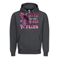 Smoke with brave wings she flies Zipper Hoodie - BarkalooDesign