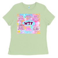 Matcha sarcastic wtf Ladies Tee - TumblerDesignByShophia