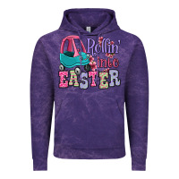 Cloud Purple Easter Day Rollin into Easter toddler car Vintage Hoodie - OliviaCreatesArt