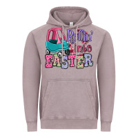 Vintage Zinc Easter Day Rollin into Easter toddler car Vintage Hoodie - OliviaCreatesArt
