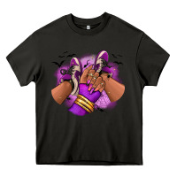 Asphalt Halloween afro sneakers Heavy Core Tee - RanaPortraitStore