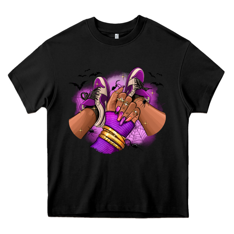 Halloween Afro Sneakers Heavy Core Tee by RanaPortraitStore | Teevron