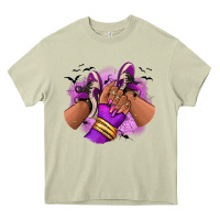 Mossy Halloween afro sneakers Heavy Core Tee - RanaPortraitStore