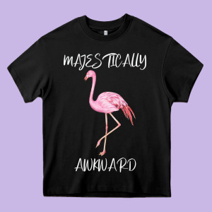Majestically Awkward Heavy Core Tee Designed By Bettercallsaul
