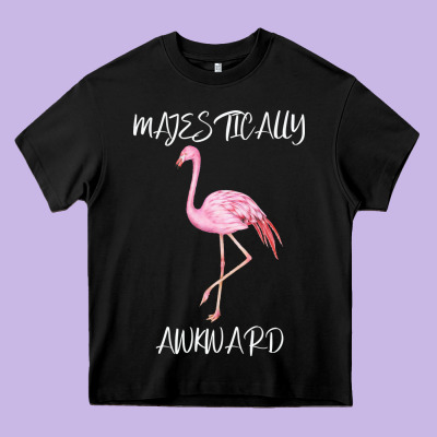 Majestically Awkward Heavy Core Tee Designed By Bettercallsaul