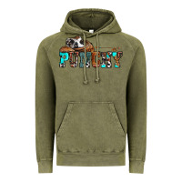 Vintage Olive western cowboy hat punchy Vintage Hoodie - OliviaCreatesArt