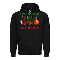 Black i like big bulbs and i can not lie Zipper Hoodie - BarkalooDesign