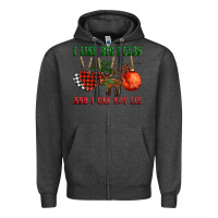 Charcoal Heather i like big bulbs and i can not lie Zipper Hoodie - BarkalooDesign