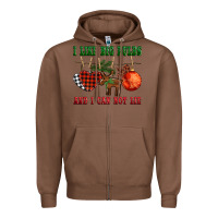 Chestnut i like big bulbs and i can not lie Zipper Hoodie - BarkalooDesign