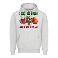 Dove Grey i like big bulbs and i can not lie Zipper Hoodie - BarkalooDesign