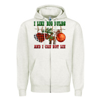 Oatmeal Heather i like big bulbs and i can not lie Zipper Hoodie - BarkalooDesign
