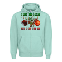 Seafoam i like big bulbs and i can not lie Zipper Hoodie - BarkalooDesign