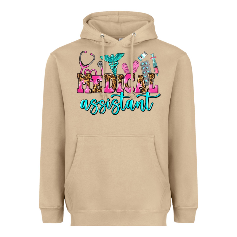 Medical Assistant Heavyweight Hoodie by AdoDesignShop | Teevron