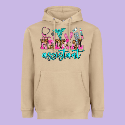 Medical Assistant Heavyweight Hoodie Designed By Adodesignshop