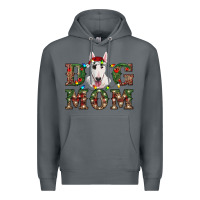 Rock Christmas Dog Mom Bull Terrier Premium Hoodie - RanaPortraitStore