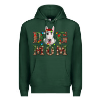 Sports Green Christmas Dog Mom Bull Terrier Premium Hoodie - RanaPortraitStore
