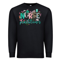 Black nurse practitioner Premium Sweatshirt - AdoDesignShop