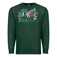 Sports Green nurse practitioner Premium Sweatshirt - AdoDesignShop