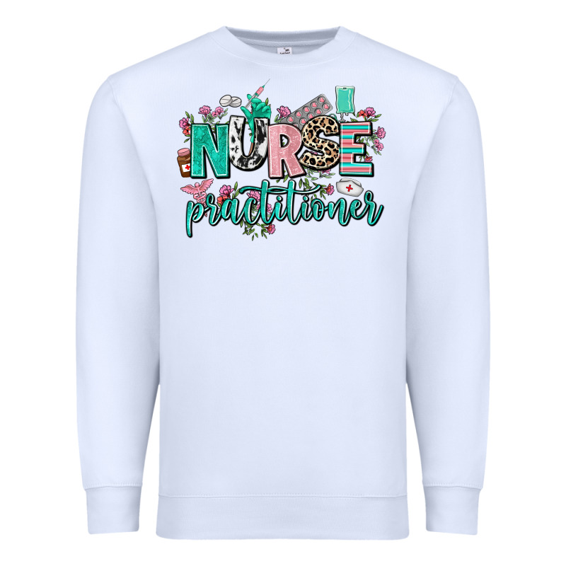 Nurse Practitioner Premium Sweatshirt by AdoDesignShop | Teevron