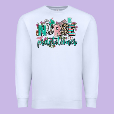 Nurse Practitioner Premium Sweatshirt Designed By Adodesignshop