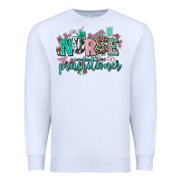 White nurse practitioner Premium Sweatshirt - AdoDesignShop