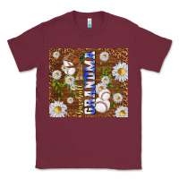 Burgundy baseball grandma Classic Tee - TumblerDesignByShophia