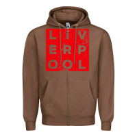 Chestnut Cool Retro Grunge Vintage look Liverpool shirt gift , best gift, costu Zipper Hoodie - maiPhamDesign