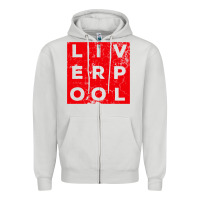 Cool Retro Grunge Vintage Look Liverpool Shirt Gift , Best Gift, Costu Zipper Hoodie | Teevron