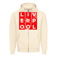 Sandshell Cool Retro Grunge Vintage look Liverpool shirt gift , best gift, costu Zipper Hoodie - maiPhamDesign