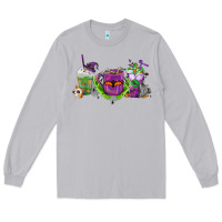 Moon Dust Halloween Coffee Cups Long Sleeve Tee - FaDigitalArtStudio